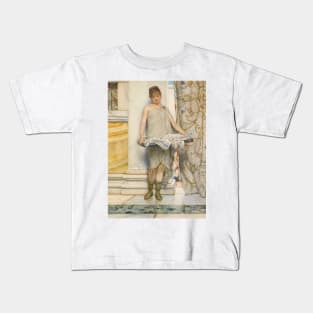 A Balneatrix by Lawrence Alma-Tadema Kids T-Shirt